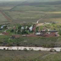 Aerial photo of Alexandria homestead